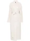 Sportmax Antiope1234 Coats And Trench Coats White In Neutral