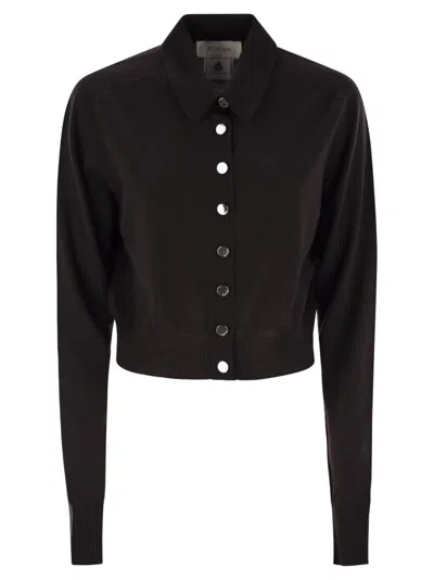Sportmax Perseo - Wool Cardigan In Black