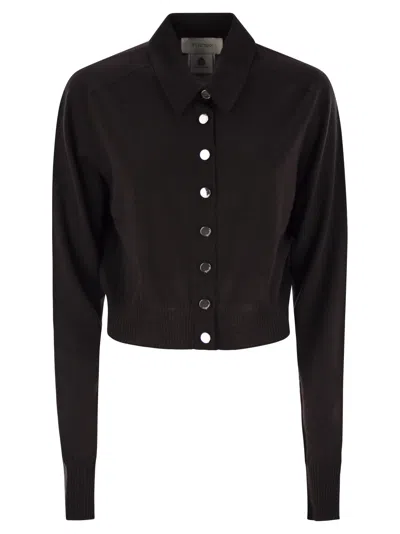 Sportmax Perseo Wool Cardigan In Black