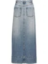 Sportmax Light-washed Denim Piavade Skirt In Blue