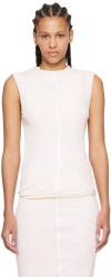 SPORTMAX PINK EOLO REVERSIBLE TANK TOP