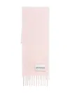 Sportmax Fringed Edge Scarf Collection In Pink