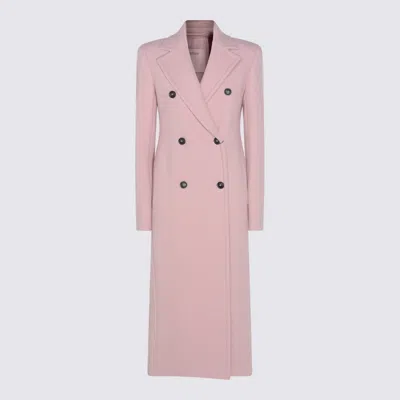 Sportmax Pink Wool Comune Coat