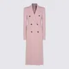 Sportmax Pink Wool Comune Coat In Pink
