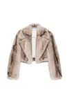 Sportmax Pinstripe-pattern Jacket In Neutral