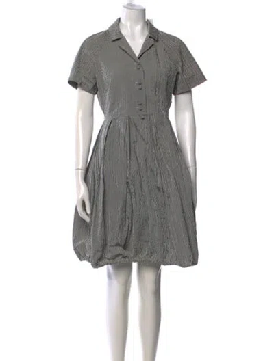 Pre-owned Sportmax Plaid Print Mini Dress W/ Tags In Multi