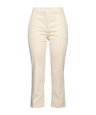 Sportmax Plain Colour Casual Trousers In Nude