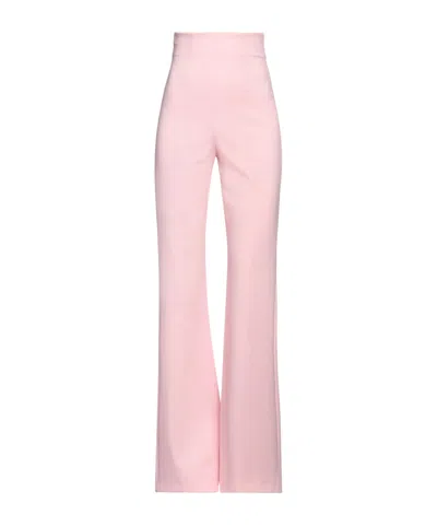 Sportmax Plain Colour Casual Trousers In Pink