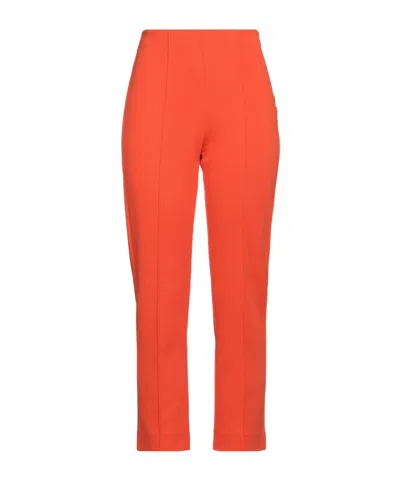 Sportmax Plain Colour Flared Trouser In Orange