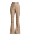 Sportmax Plain Colour Flared Trouser In Multi