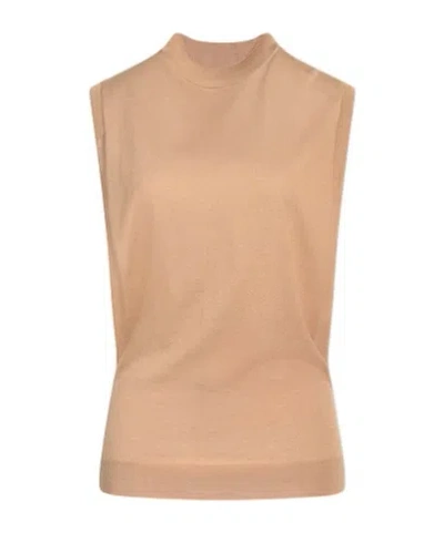 Sportmax Plain Colour Jumpers In Neutral
