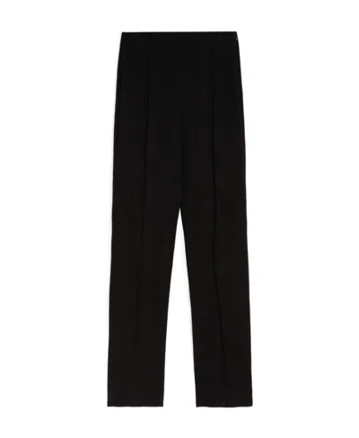 Sportmax Plain Knitted Trousers In Black