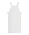 Sportmax Nastie Silk Cotton Tank Top Clothing In White