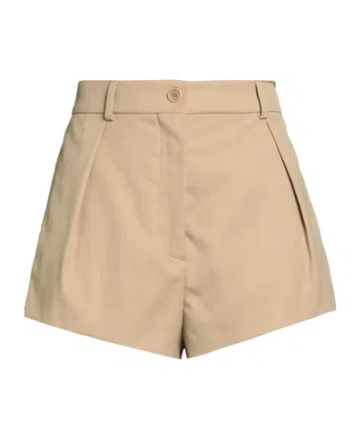 Sportmax Pleated Detail Shorts In Brown