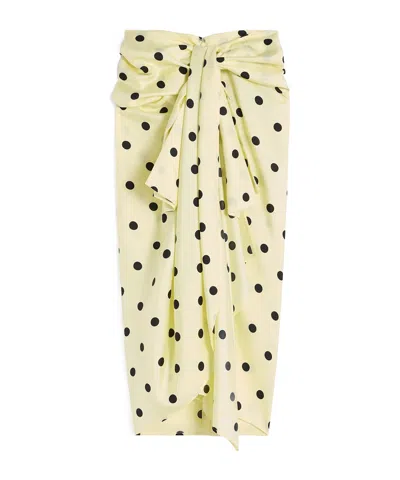 Sportmax Pleated Midi Skirt In Brown