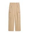 Sportmax Pleated Overalls In Nude