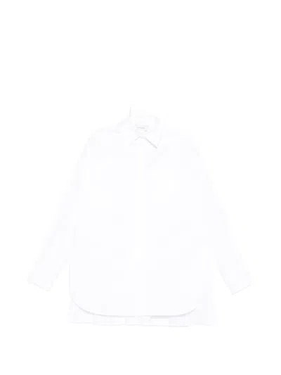Sportmax Spxnespola Ruffled Shirt In White