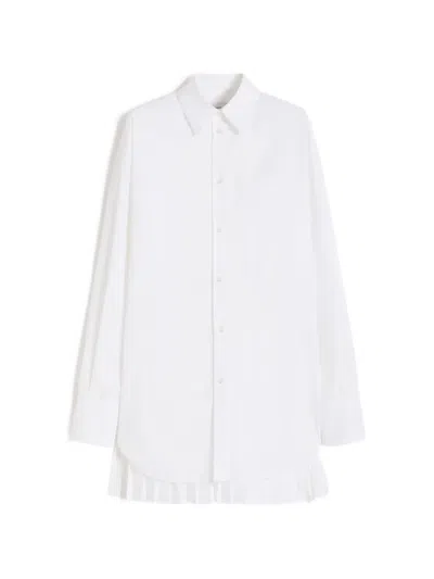 Sportmax Pleated Shirt In White