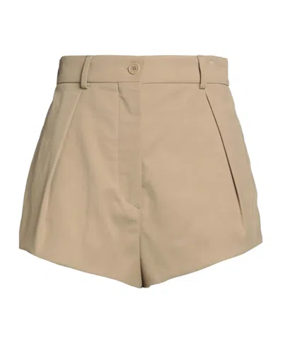 Sportmax Pleated Shorts In Nude