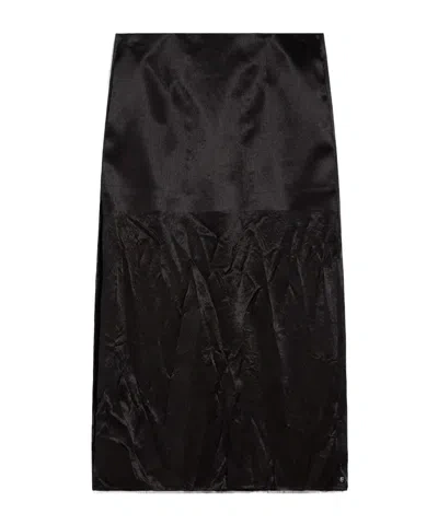 Sportmax Pleated Skirt In Black