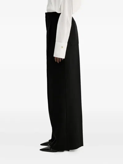 Sportmax Pleated Trousers In Black