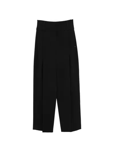 Sportmax Spxgirino Straight Leg Pants In Black