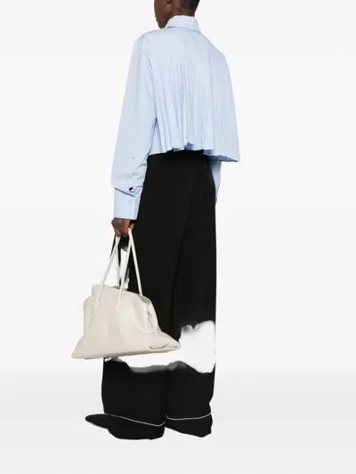 Sportmax Pleated-back Shirt In Blue