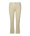 Sportmax Nilly Cotton Denim Jeans Women In Gold