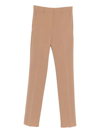 Sportmax Pocket Detail Trousers In Neutral