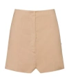 Sportmax Simple Solid Shorts In Brown