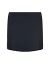 Sportmax Wool Mini Skirt Featuring Seam Detailing In Multi