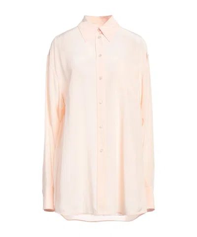 Sportmax Pointed Collar Long-sleeved Shirt In Neutral