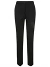 Sportmax Jersey Trousers With Back Pockets And Belt Loops In Black