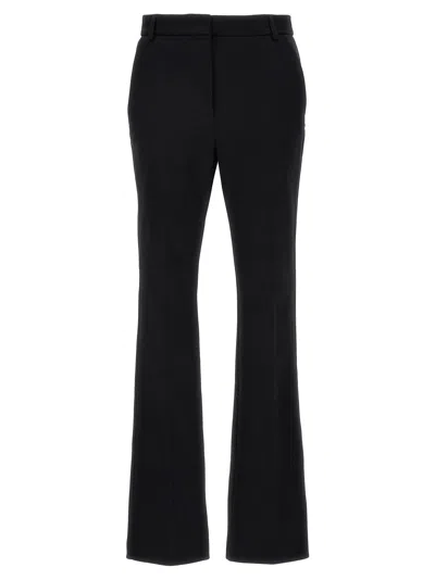 Sportmax Pantalone Febe In Lana Stretch Nera Donna In Black