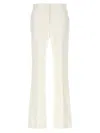 Sportmax Straight-leg Trousers With Back And Side Pockets In Neutral