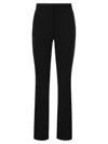 Sportmax Jersey Trousers With Back Pockets And Belt Loops In Nero