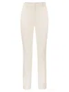 Sportmax Pontida Cotton Jersey Straight Pants In White