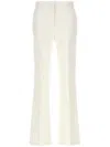Sportmax White Wide-leg Trousers In Weiss