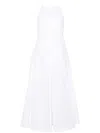 Sportmax Cactus Cotton Maxi Dress In White