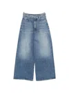 Sportmax Pre Denim Cotton Jeans In Blue