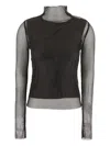 Sportmax Pre Sweaters Blacks And Greys In Black