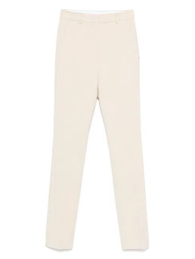 Sportmax Pre Women's Trousers Ivory In Neutral