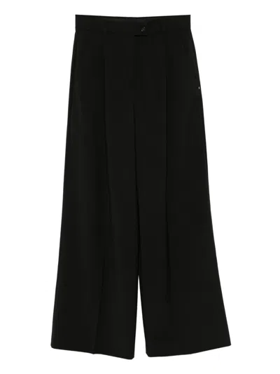 Sportmax Pre Wool Trousers In Black