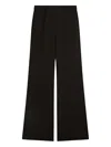 Sportmax Pressed-crease Trousers In Black