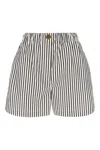Sportmax Muscari Shorts In Nero