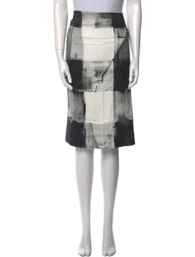 Pre-owned Sportmax Printed Knee-length Skirt In Multi