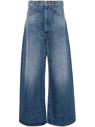 Sportmax Procida Blue Cotton Jeans