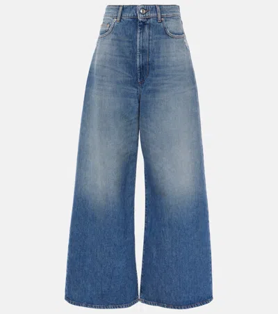 Sportmax Procida Wide-leg Jeans In Blue