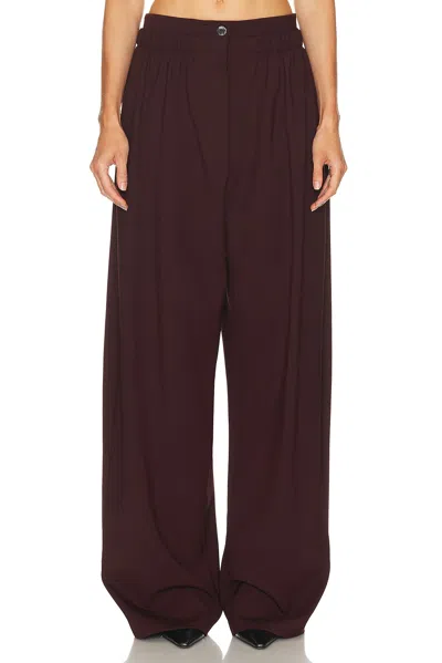 Sportmax Quito Long Trouser In Brown