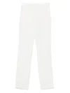 Sportmax Belt Loops Slacks In White